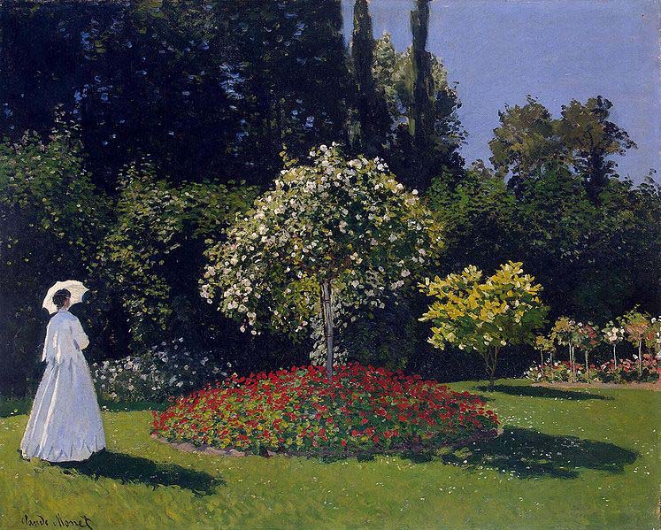 Woman in a Garden